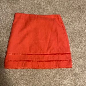Loft size 6 salmon colored skirt